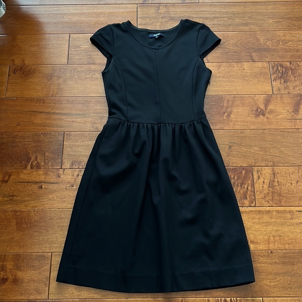 Madewell ponte screenplay black dress with two side pockets Size XS - Picture 5 of 16